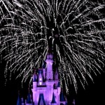 disney castle fireworks