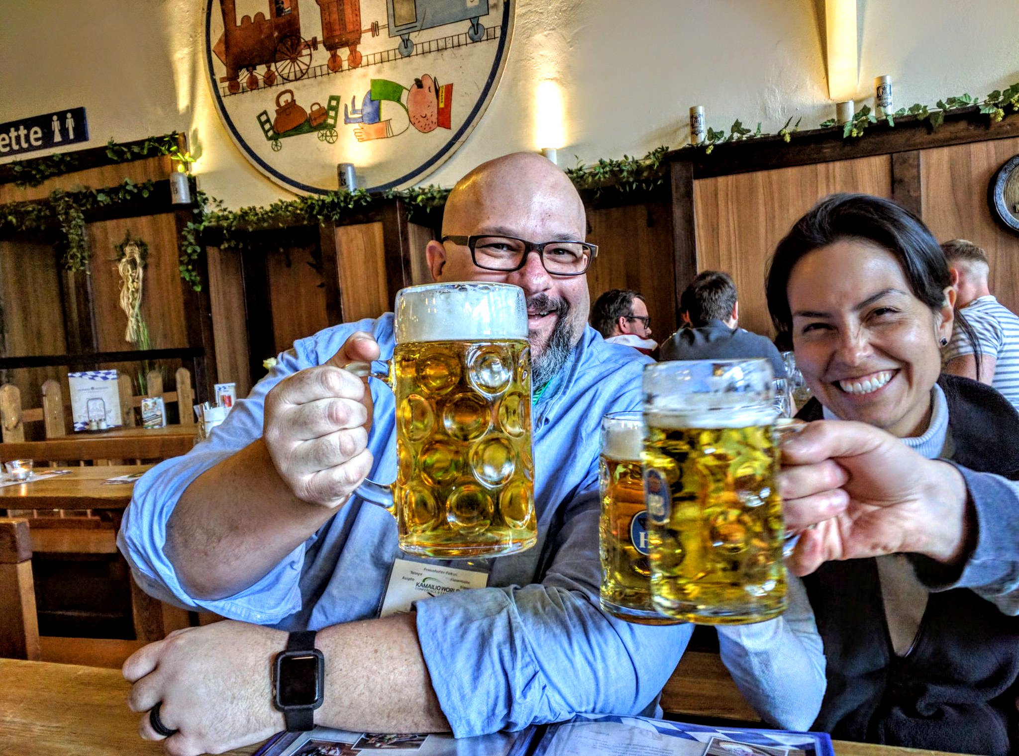 Fred and Yeni in Berlin for Kamailio World